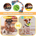 Zeaxuie 25 Pack Luxury Dog Chew Toys for Puppy, Dog Toys with Ropes, Treat Ball and Squeaky Puppy Toys for Teething Small Dogs