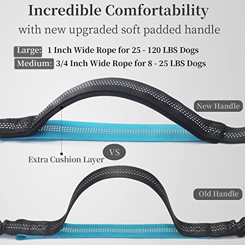 iYoShop Hands Free Dog Leash with Zipper Pouch, 120lb, Black
