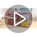 Vtopmart 4 Pack Large Stackable Storage Drawers, Clear | Easily Assemble Bathroom Closet Undersink Organizers and Storage Kitchen Cabinets,Pantry,Makeup,Medicine Organization