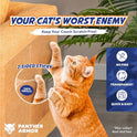 12 Pack Cat Scratch Furniture Protector Tape Sheets – Double-Sided Sticky Training (5 XL, 5 Large, 2 Medium) – Anti-Scratch Couch & Sofa Guard – Clear – Not for Leather, Velvet, Microfiber