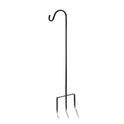 EXCMARK Shepherd Hook Adjustable Height 32/24/16’’ 1/2 inch Thick Use at Weddings, Hanging Solar Lights, Lanterns, Bird Feeders, Metal Hanger Hook (Black,32inch). U.S. Patent.