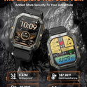 Military Smart Watches for Men (Answer/Make Calls), 2.02'' Fitness Smart Watch for Android and iPhone, Waterproof Fitness Tracker with Blood Pressure/Heart Rate/Sleep/100+ Sport Modes, Watches for Men
