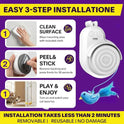 Interactive Cat Toys for Indoor Cats: Automatic Electric Flying Bird Feather & Mouse Wand, Rechargeable Electric Hanging Play Chase Exercise Moving Enrichment Toy for Bored Kittens and Adult Cats