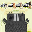 Dog Car Seat Cover, 600D Heavy Dute Durable Car Seat Cover for Dogs Pets, 100% Waterproof Scratch Proof Nonslip Dog Hammock for Cars, Seat Covers Protector with Seatbelt for Pet Sedan SUV Trucks