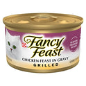 Purina Fancy Feast Grilled Wet Cat Food Chicken Feast in Wet Cat Food Gravy - (Pack of 24) 3 oz. Cans