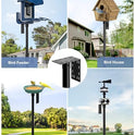 Onlyfly Bird Feeder Pole Stand – 74.5 Inch Height Feeding Station with 1-Inch Dia Heavy Duty for Hanging Feeders, Bird House Pole Mount Kit for Outdoor, Slip-Fit Connection