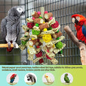 Cokliomc Parrot Toys, Natural Corncob Bird Chew Toys for Small and Medium Macaws, African Grey Parrots,  Parrots Bird Cage
