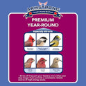Armstrong Wild Bird Food Premium Year-Round Blend, 40 Pounds - with Cut Corn, Red Milo, White Millet & Black Oil Sunflower Seeds - Backyard Bird Feeding