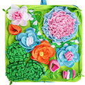 Snuffle Mat for Dogs, Slow Feeding Game Interactive Puzzle Dog Food Mat,Encourage Natural Foraging Skill-Dog Snuffle Mat 19.7''x19.7''Easy to Clean, Durable