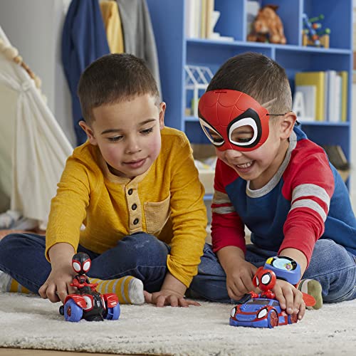 Spidey and his Amazing Friends Super Spidey Set, Role Play Toys, Toy Car Set, Marvel Spider-Man Mask Great for Kids, 3+ Years ( Exclusive)