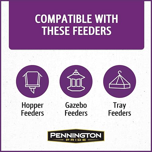 Pennington Pride Songbird Nut & Fruit Blend, Wild Bird Seed for Outside Feeders, Advanced Nutrition Formula for Health, Bird Food, 10-lb. Bag
