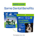 ARK NATURALS Brushless Toothpaste, Dog Dental Chews for Large Breeds, Freshens Breath, Helps Reduce Plaque & Tartar, 18oz, 1 Pack