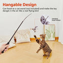 Potaroma Cat Toys Flapping Bird (No Flying), Lifelike Sandpiper Chirp Tweet, Rechargeable Touch Activated Kitten Toy Interactive Cat Exercise Toys for All Breeds Cat Kicker Catnip Toys 4.0"