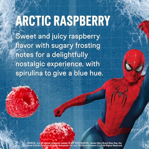 Liquid I.V.® Hydration Multiplier - Limited Edition - Spider-Man - Arctic Raspberry | Electrolyte Powder Drink Mix | 1 Pack (16 Servings)