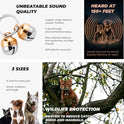 Beau's Bells 2 Extra Loud Cat & Dog Bells | Pet Tracker | Save Birds & Wildlife | Luxury Handmade Copper (Small)