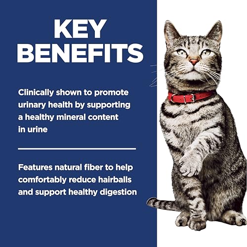 Hill's Science Diet Adult Urinary & Hairball Control Dry Cat Food, Chicken, 7 lb. Bag (Updated Formula)