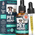 Charlie & Buddy Hemp Оil for Dogs Cats - Helps Pets with Аnxiеty, Pаin, Strеss, Slееp, Аrthritis, Sеizures Rеlief - Нiр Jоint Hеalth - Cаlming Trеats