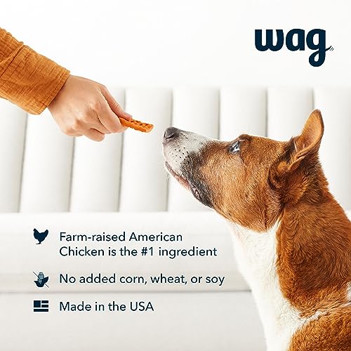 Brand - Wag Dog Treats, Chicken and Waffle Bites, 24 oz Resealable Pack of 1