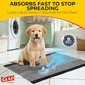 Glad for Pets Extra Large Charcoal Training Pads for Dogs and Puppies, Activated Carbon Odor Control, 6-Layer Absorbent Leak-Proof Pee Pads with Pheromone Attractant, 28 x 30 in, 30 Count