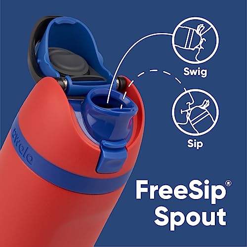 Owala Marvel Potter FreeSip Insulated Stainless Steel Water Bottle with Straw for Sports and Travel, BPA-Free Sports Water Bottle, 24 oz, Spiderman