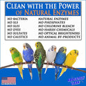 Absolutely Clean Amazing Bird Cage Cleaner and Deodorizer - Just Spray/Wipe - Safely & Easily Removes Bird Messes Quickly and Easily - Made in The US - Fragrance Free (16oz Pack of 1)