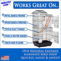Absolutely Clean Amazing Bird Cage Cleaner and Deodorizer - Just Spray/Wipe - Safely & Easily Removes Bird Messes Quickly and Easily - Made in The US - Fragrance Free (16oz Pack of 1)