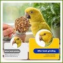 Abizoo Natural Pinecone Chew Toys with Edible Sunflower & Veggies - Malt Sugar Coated Foraging Enrichment for Parrots Cockatiels Conures Budgies Immune & Digestive Support Safe Bird Toy 2pcs