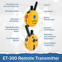 Educator ET-300 Mini E Collar for Dog Training with Remote - 1/2 Mile Range, Waterproof, 100 Blunt Stimulation Levels, Tone or Vibration Mode, Night Light Tracking for Small, Medium & Large Dogs