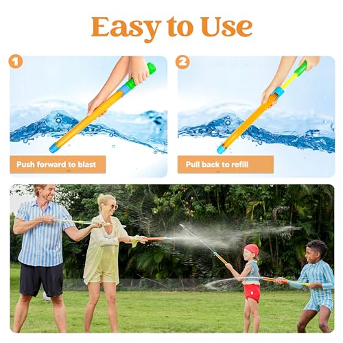 JOYIN 18 Pack 16.5'' Water Gun, Blaster Squirt Guns, Bulk Water Guns Summer Outdoor Swimming Pool, Backyard, Beach Water Game Fighting Play Pool Toys