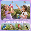 Unicorn Toys for Girls Age 3-12,Cute Heart & Wings Design Kids Binoculars with Bird Watching Manual,Toddler Toys,Kids Stocking Stuffers,3 4 5 6 7 8 9 10 11 12 Year Old Girl Christmas Birthday Gifts