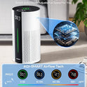 ECOSELF Air Purifiers for Home Large Room up to 1800 Ft², Air Purifiers for Bedroom 360° Air Intake with Smart Auto Mode, HEPA Air Purifier, Air Cleaner for Smoke PoIIen Pet Dander, HAP609