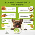 PawSono Lick-Safe Dog Paw & Nose Balm with Coconut Oil | All-Natural Moisturizer & Soother for Dry, Cracked Pads & Snout | Heat & Cold Pavement Protection Wax, Nose Butter for Bulldogs (2.1 oz / 60 g)