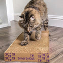 SmartyKat Super Scratcher+ Double Wide with Catnip Infusion Technology Corrugate Cat Scratch Pad, Reversible