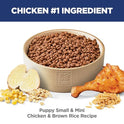 Hill's Science Diet Puppy Small & Mini Dry Dog Food, Chicken & Brown Rice, 4.5 lb. Bag