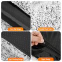 WanpeeGoo Self Warming Cat Bed, Heated Cat Bed, 2.0 Upgraded Thermal Foil Heating Pad, Plush Self-Heating Pet Mat for Crate, Floor, with Removable Washable Cover, Non-Slip, 15"x19"