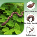 3PCS Rubber Snakes Fake Snake, Realistic Rubber Snake Toy to Keep Birds Away for Garden, Lifelike Plastic Fake Snakes Prank Toys for Men, Adults Kids Gag Gifts, Prank Stuff Props for Halloween Decor