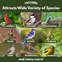 Wild Bird Seed for Outside Feeders – Premium Songbird Blend with Black Oil Sunflower, Safflower, Millet & Peanut Pieces – Bird Food for Cardinals, Finches & Songbirds – 5 lb Bag
