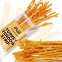 iPaw Turkey Tendons for Dogs, Single Protein, Hypoallergenic, All Natural Human Grade Puppy Chew, Rawhide Alternative Dog Treats, 1 Pack Strip (Large)