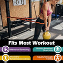 Zacro Resistance Bands Set with Door Anchor, Heavy Duty Pull Up Exercise Bands for Working Out, Muscle Power Strength Training, Physical Therapy, Home Fitness Gym Equipment for Men & Women