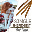 Nature Gnaws Extra Thin Bully Sticks for Small Dogs 5-6" (10 Count) - Long Lasting for Light Chewers and Puppies - Natural Beef Dog Chew Bones