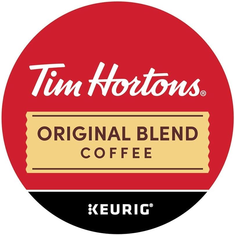 Tim Hortons Original Blend, Medium Roast Coffee, Single-Serve K-Cup Pods Compatible with Keurig Brewers, 24 Count(Pack of 1)(Packaging may vary)