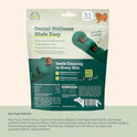 WOOF - Bite n' Brush Refills Treats for the Dog Toothbrush Toy - Scrub Plaque and Tartar from Your Dog's Teeth and Mouth - Dog Dental Sticks - Approximately 18 Refills - Beef