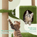 Woochpet 37" Cat Tree Tower for Indoor Cats Multi-Functional Comfy Cat Bed - with Sturdy Scratching Post, Cozy Hammock for Kittens and Small Cats,Cute Cat Tower with Fun Mouse Hole and Toy Ball
