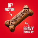 Milk-Bone GravyBones Dog Biscuits, Gravy Coated Small Dog Treats, 7 Lb. Box