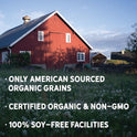 New Country Organics | Corn-Free Classic Layer Chicken Feed for Laying Hens | Corn-Free and Soy-Free | 17% Protein | Certified Organic and Non-GMO Chicken Food | 25lbs Bag
