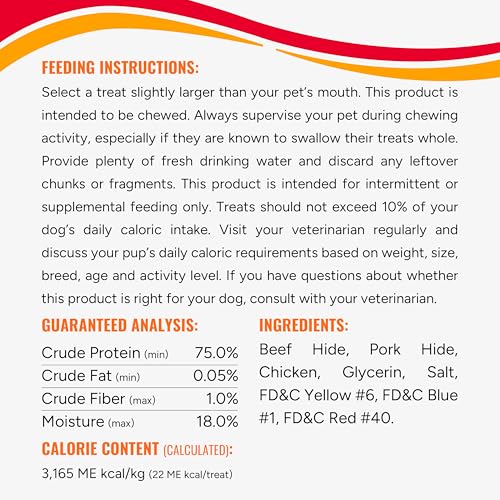 Good 'n' Fun Twists Long-Lasting Dog Treat, With Real Proteins, Beef Hide and Premium Chicken, Supports Dental Health, Mental Stimulation, 35 count