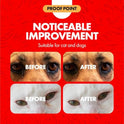 Miracle Care Eye Wash Pads, 90 Single Use Pre-Soaked Pads to Gently Clean and Soothe Dog and Cat Eyes; Non Stinging Formula to Remove Eye Debris
