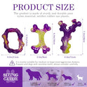 Frienhund Tough Dog Toys for Aggressive Chewers 3 Pack, Indestructible Dog Toys for Large Dogs, Dog Chew Toys, Aggressive Chew Toys to Keep Them Busy, Dog Toy for 30-75lbs Medium/Large Breeds