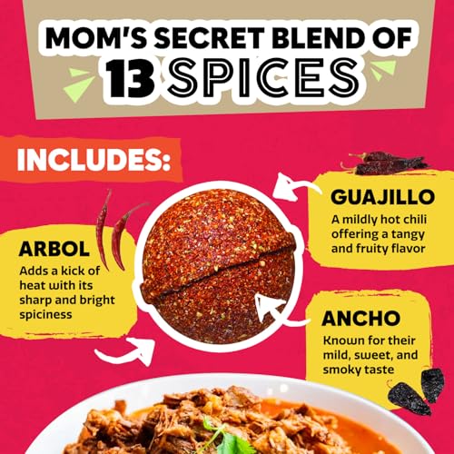 EZ Bombs Birria Bomb Seasoning - Pack of 2, Mexican Spice Mix | Authentic, perfect for tacos, nachos & quesadillas, made with real chiles, herbs & spices