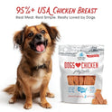 Farmland Traditions Filler Free Dogs Love Chicken Premium Jerky Treats for Dogs, 3 lb. Bag